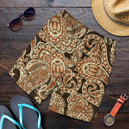 Paisley Bandana Pattern Seamless Men Short