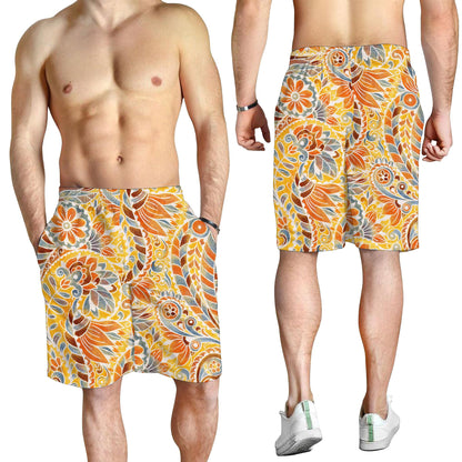 Paisley Bandana Pattern Seamless Men Short