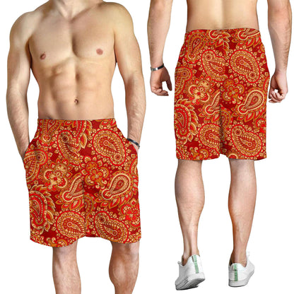 Paisley Bandana Pattern Seamless Men Short