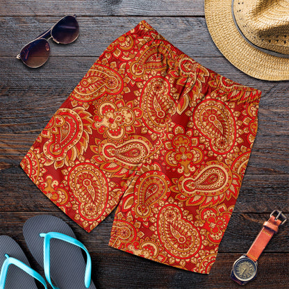 Paisley Bandana Pattern Seamless Men Short