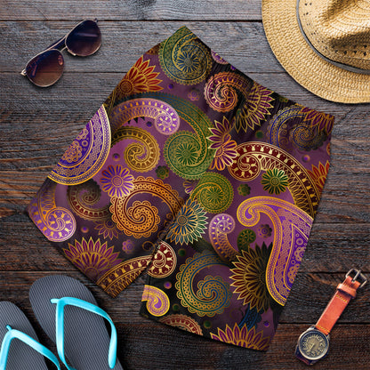 Paisley Bandana Pattern Seamless Men Short
