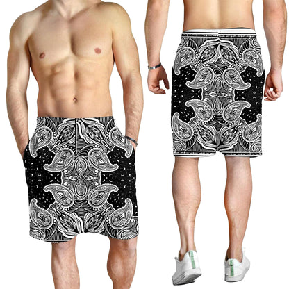 Paisley Bandana Pattern Seamless Men Short