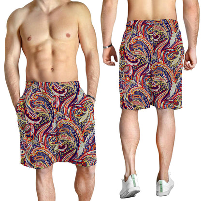 Paisley Bandana Pattern Seamless Men Short