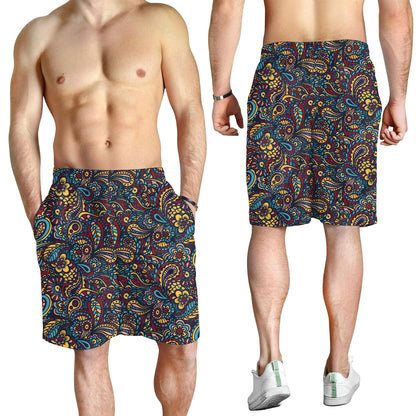Paisley Bandana Pattern Seamless Men Short