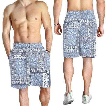 Paisley Bandana Pattern Seamless Men Short