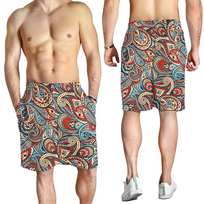 Paisley Bandana Pattern Seamless Men Short