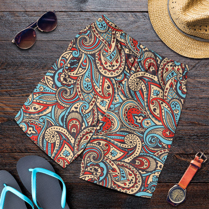Paisley Bandana Pattern Seamless Men Short