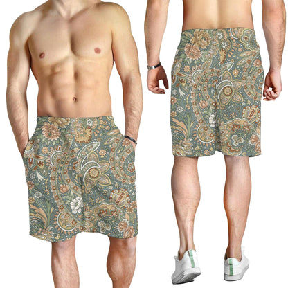 Paisley Bandana Pattern Seamless Men Short