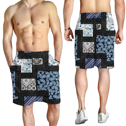Paisley Bandana Pattern Seamless Men Short