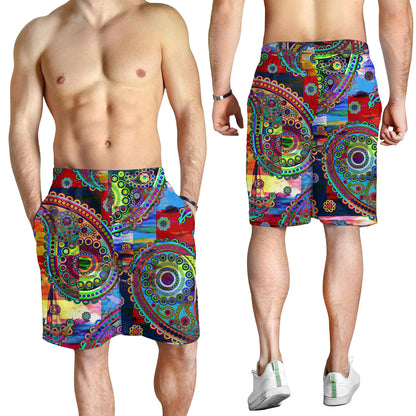 Paisley Bandana Pattern Seamless Men Short
