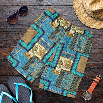 Paisley Bandana Pattern Seamless Men Short