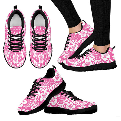 Sneaker Hibiscus Pink Tropical