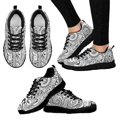 Sneaker Ethnic Turtle And Shark