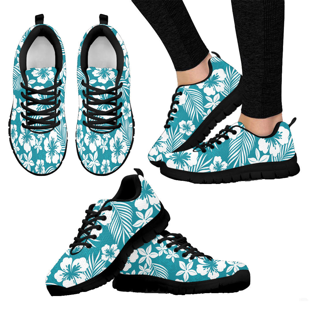 Sneaker Hibiscus Hawaii Seamless Pattern