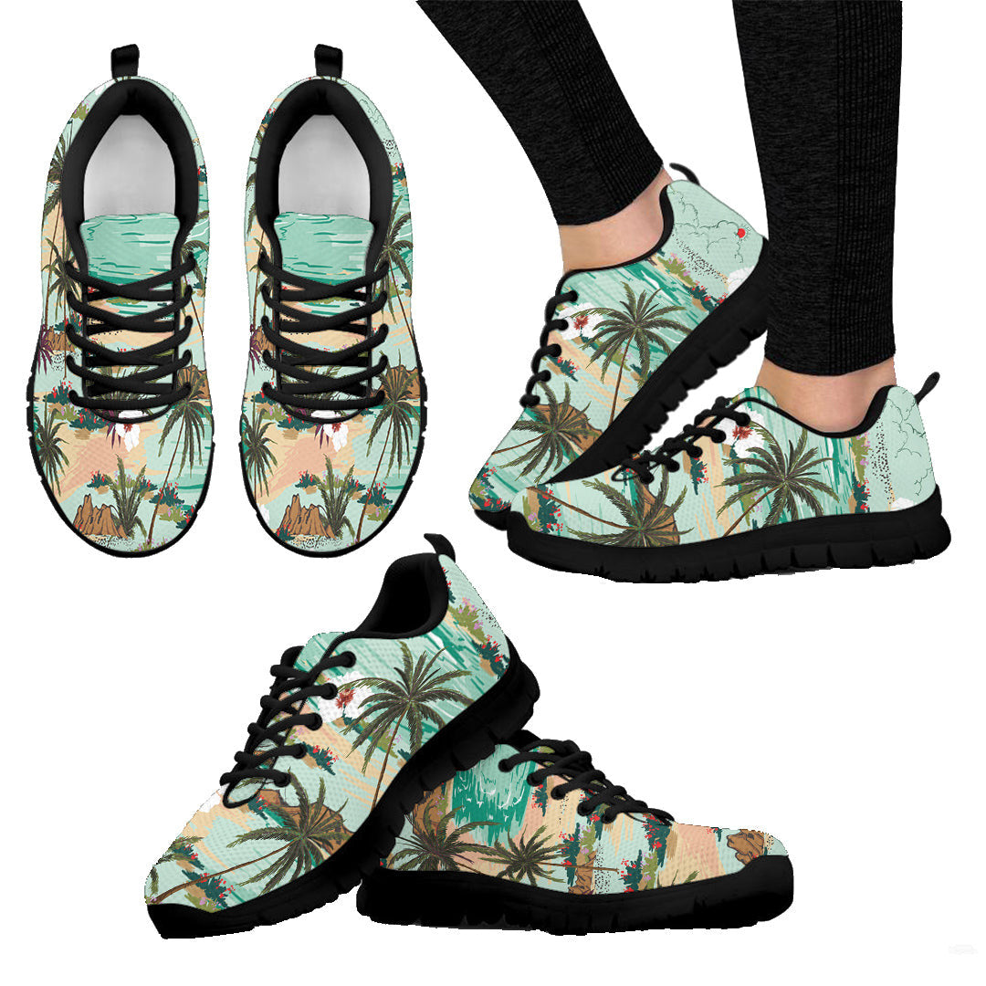 Sneaker Bright Summer Hawaii Seamless Island