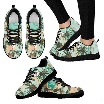 Sneaker Bright Summer Hawaii Seamless Island