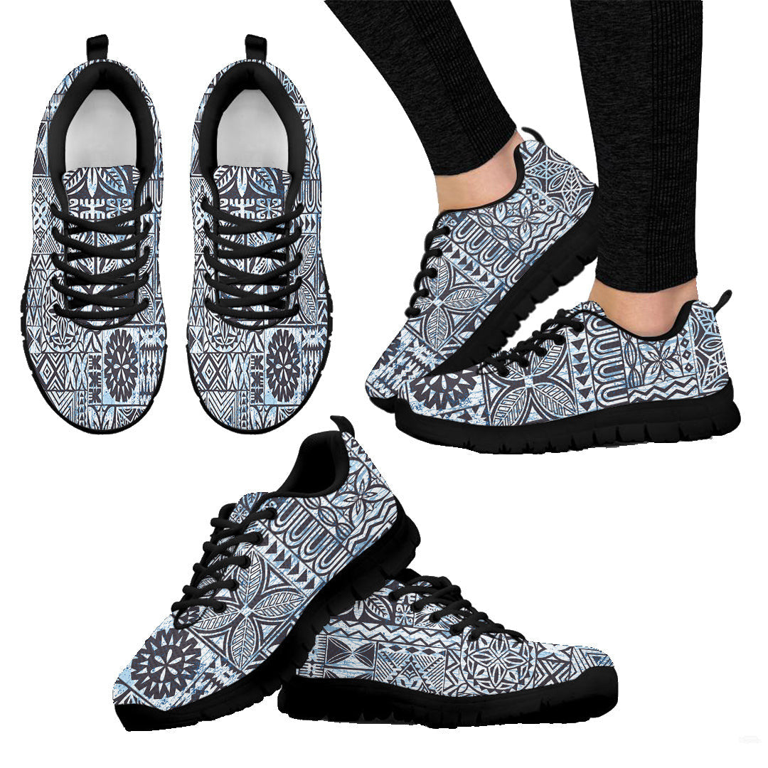 Sneaker Hawaiian Style Tapa Cloth Motifs