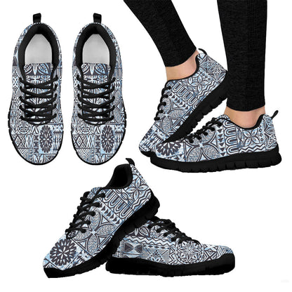 Sneaker Hawaiian Style Tapa Cloth Motifs