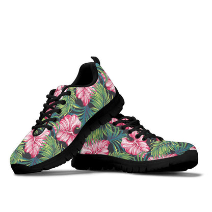 Sneaker Tropical Leaves Vector Seamless Pattern