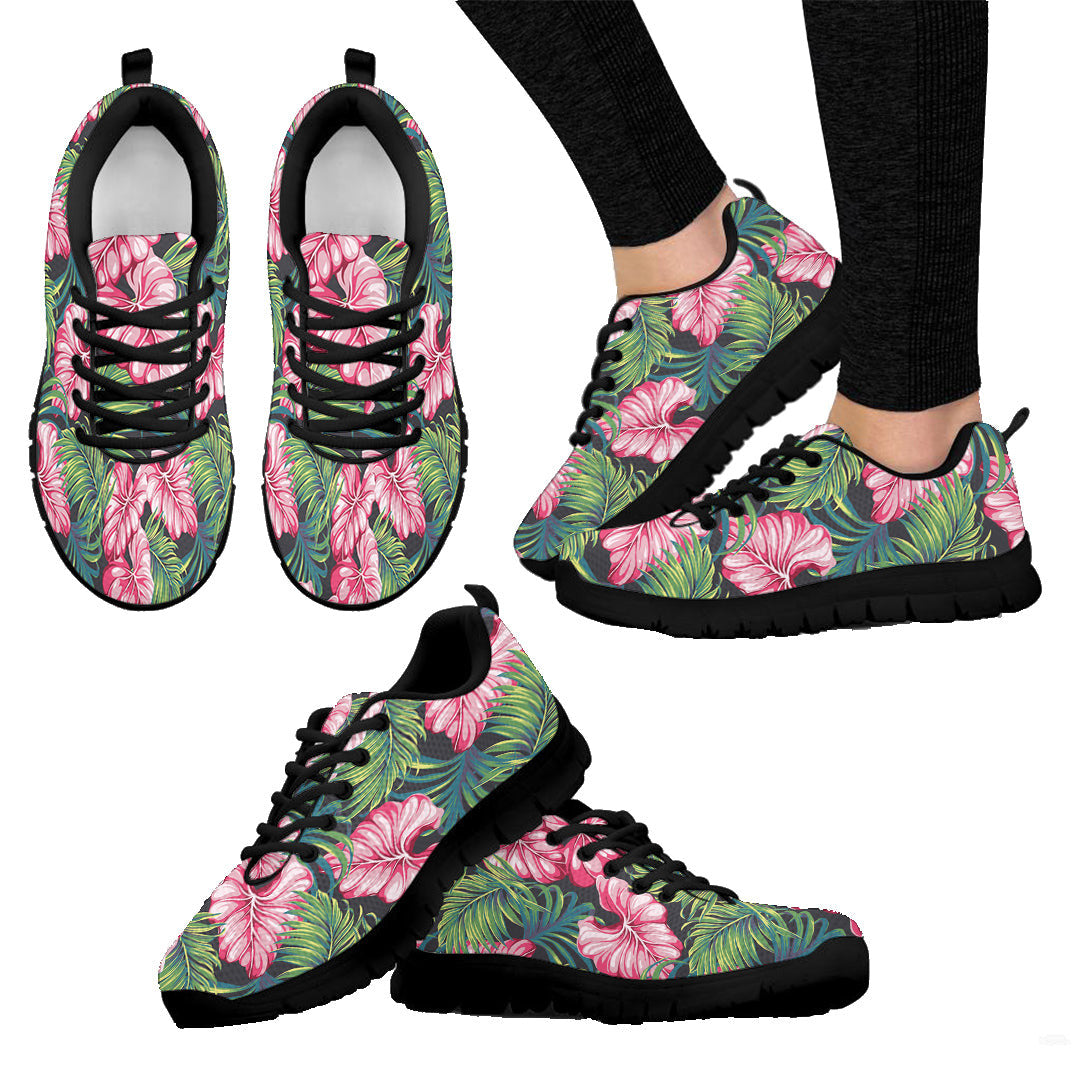 Sneaker Tropical Leaves Vector Seamless Pattern