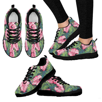 Sneaker Tropical Leaves Vector Seamless Pattern