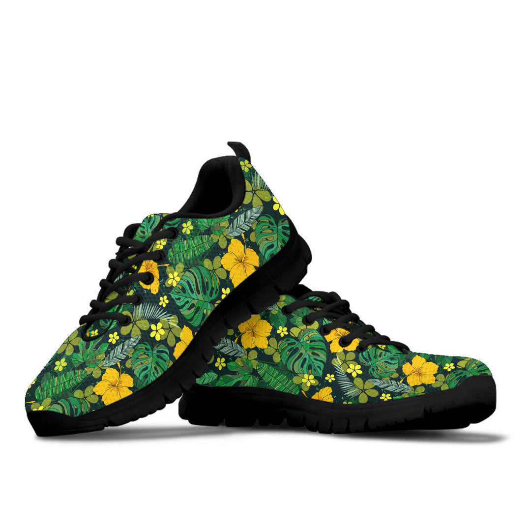 Sneaker Tropical Floral Jungle Leaf