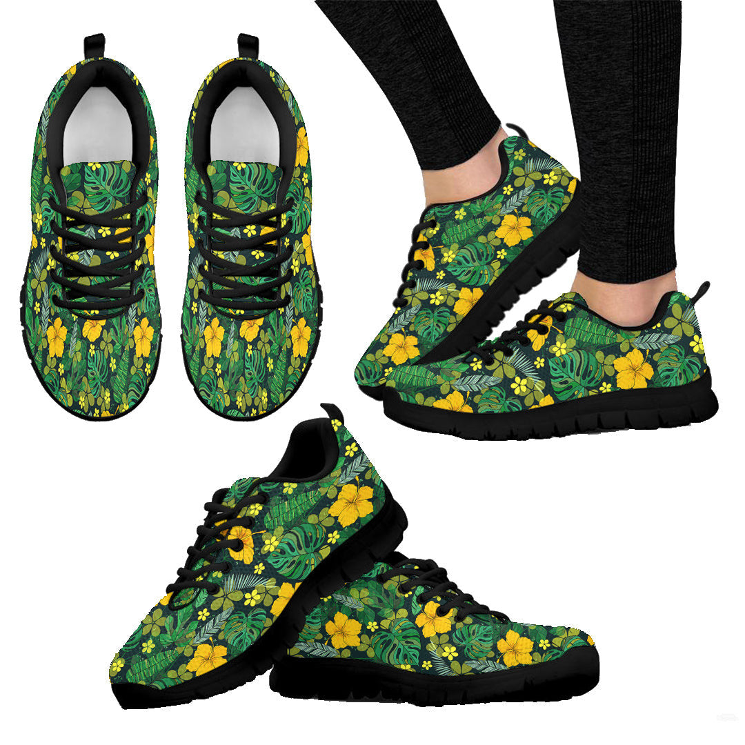 Sneaker Tropical Floral Jungle Leaf