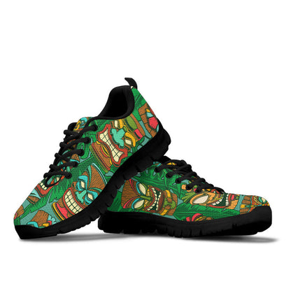 Sneaker Seamless Pattern With Tiki