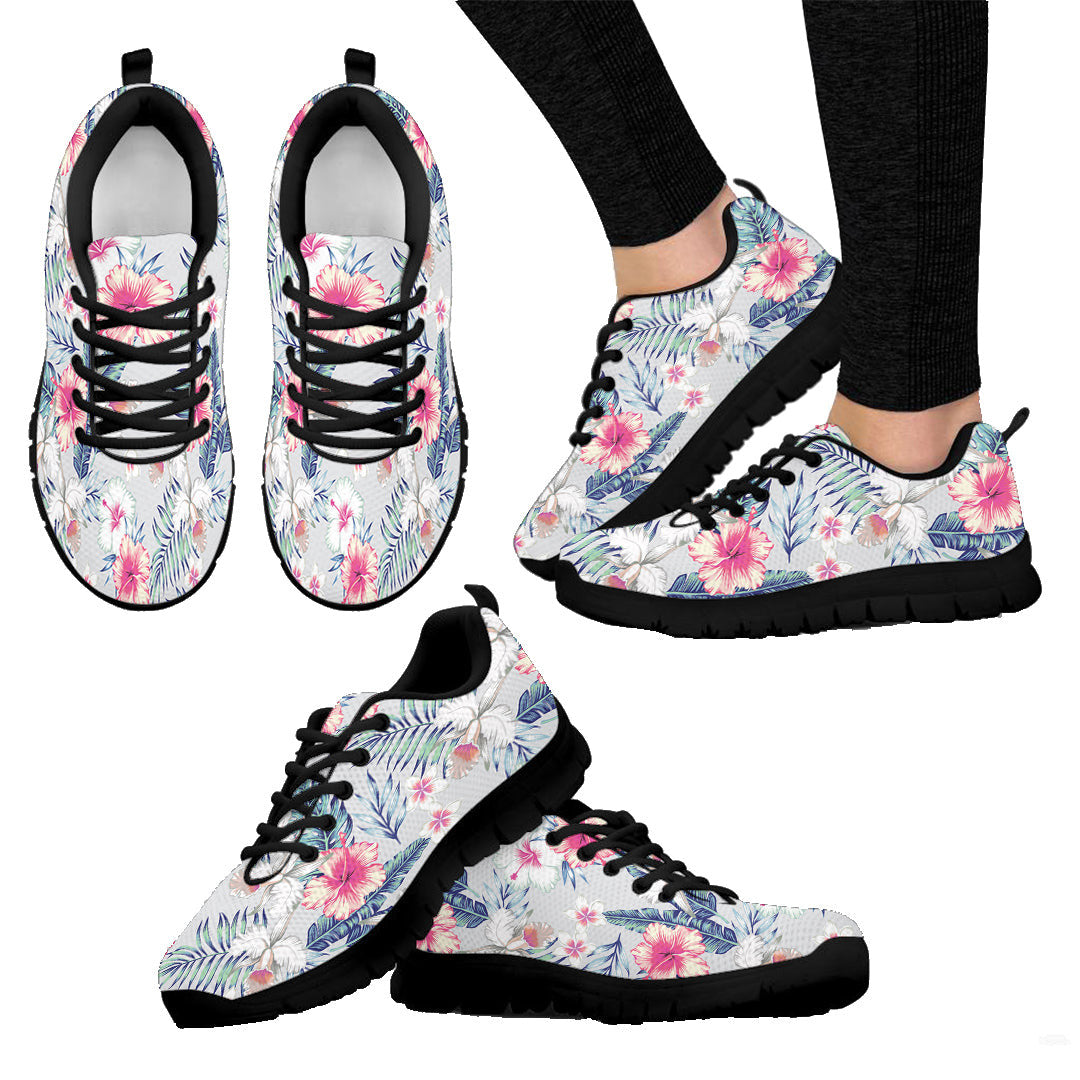Sneaker Tropic Hibiscus Flowers Orchid Plumeria