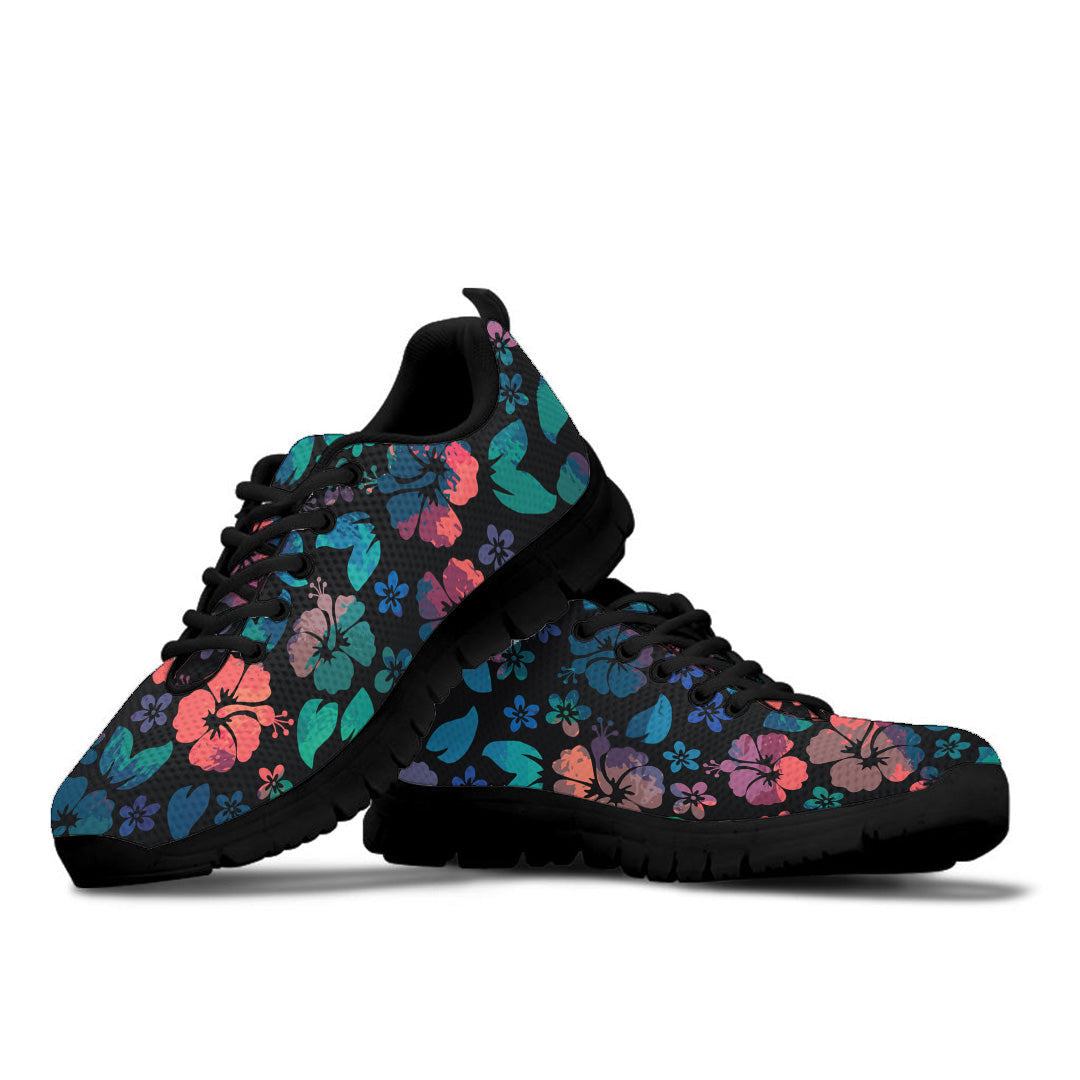 Sneaker Hibiscus Flowers Hawaiian Aloha