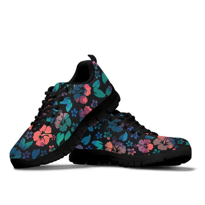 Sneaker Hibiscus Flowers Hawaiian Aloha