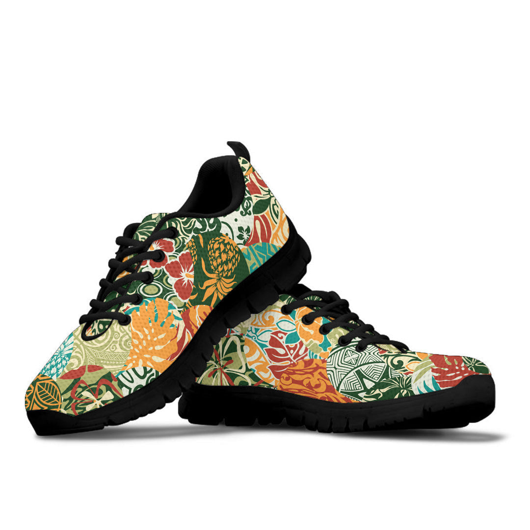 Sneaker Hawaiian Style Patchwork