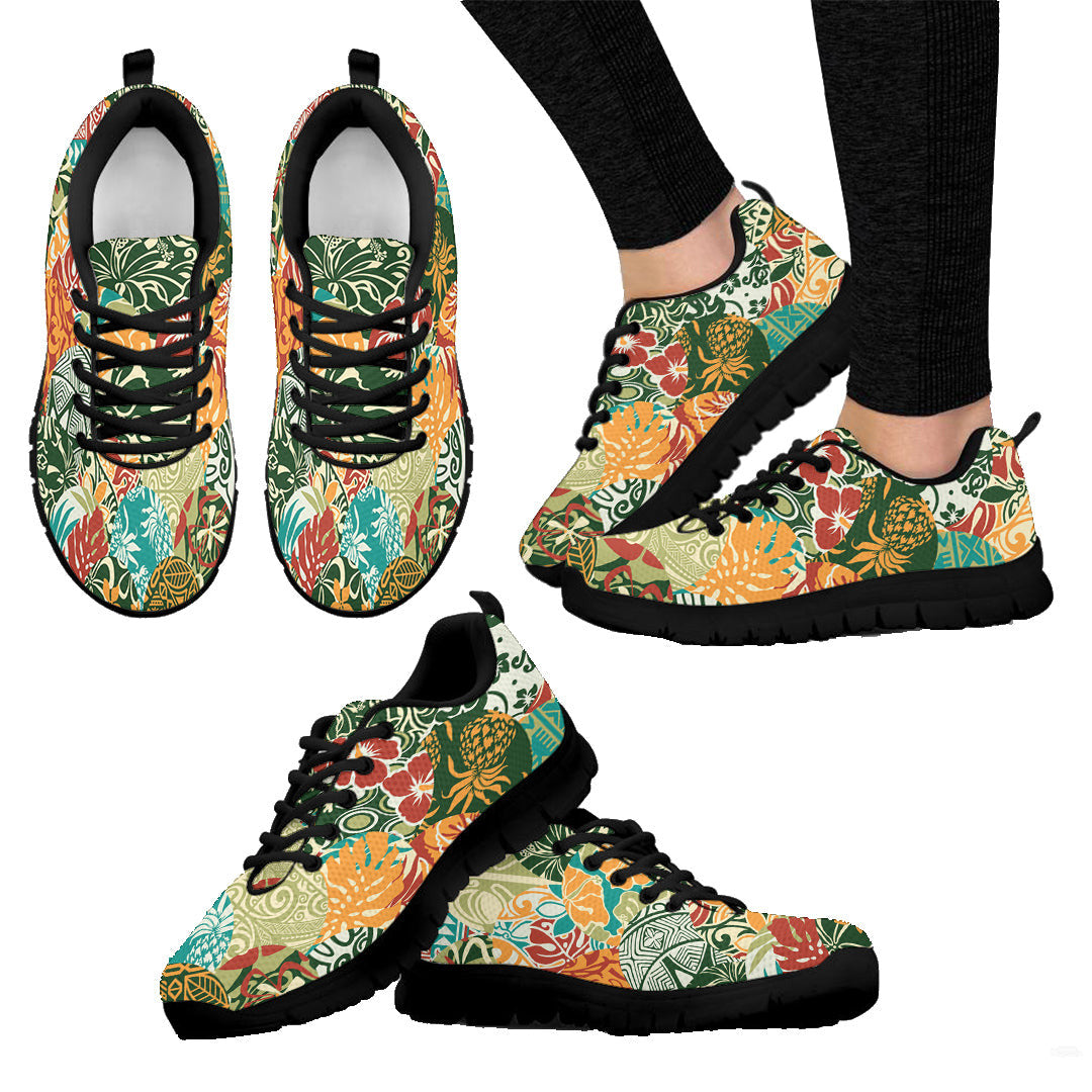 Sneaker Hawaiian Style Patchwork
