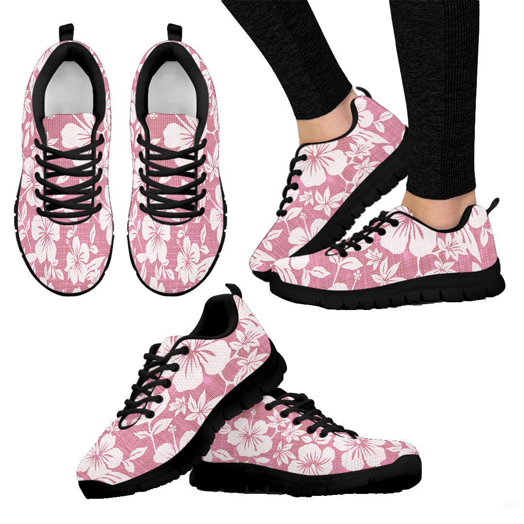 Sneaker Hibiscus Pattern For Vintage Aloha