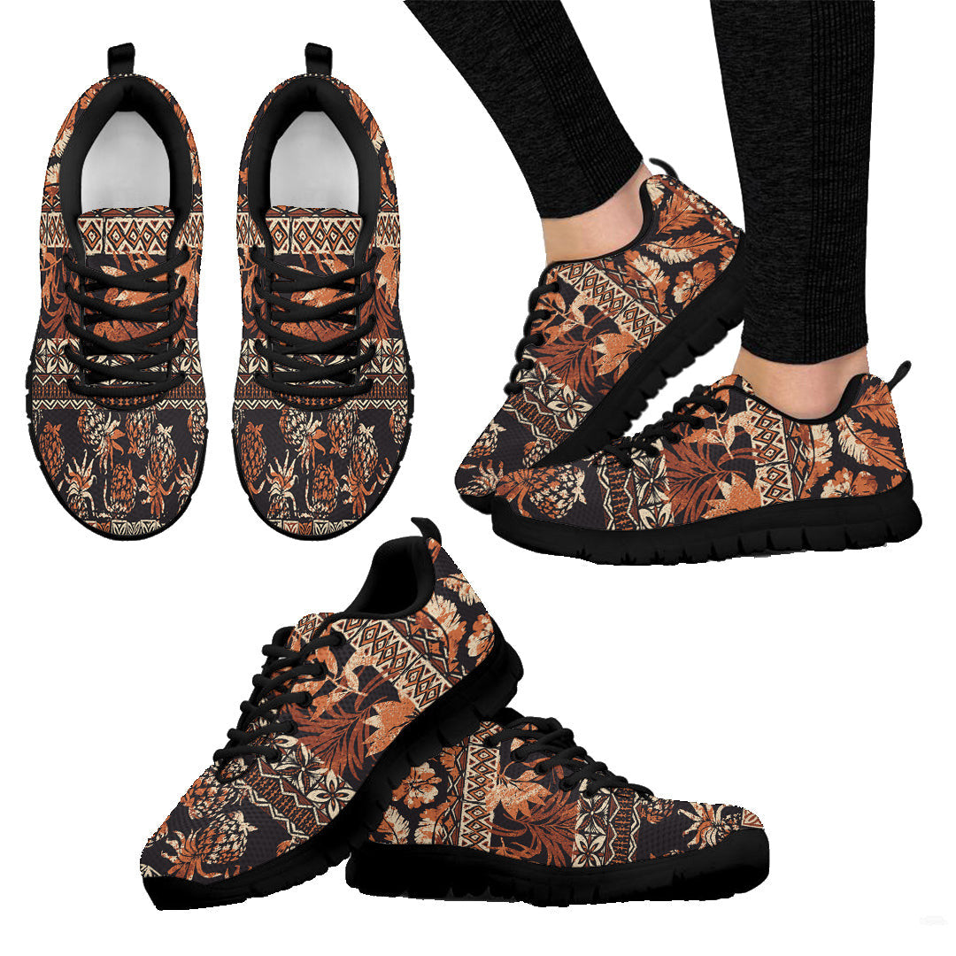 Sneaker Hawaiian Tribal Tapa Elements