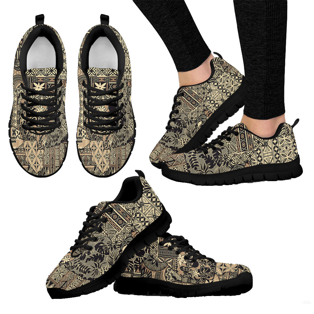 Sneaker Hawaiian Style Hibiscus Vintage