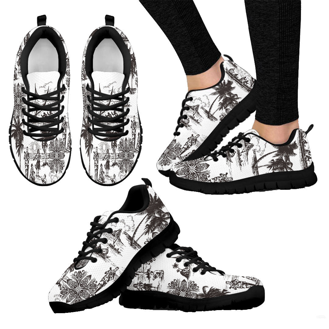 Sneaker Hawaiian Vacation Pattern