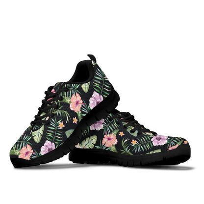 Sneaker Floral Exotic Tropical Seamless Pattern