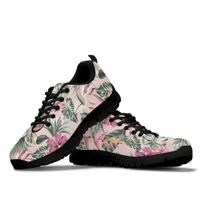 Sneaker Hibiscus Artwork For Fabrics