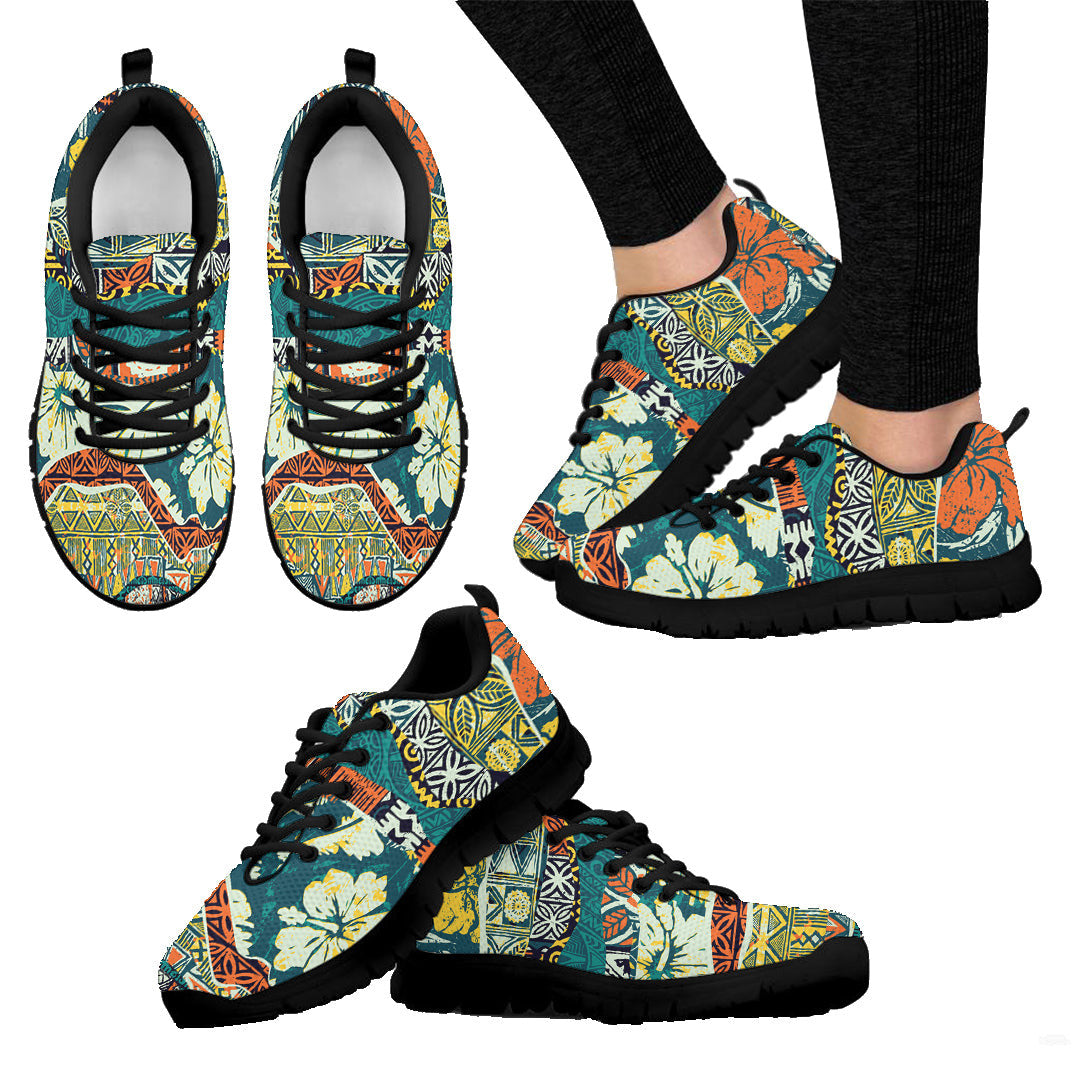 Sneaker Hawaiian Tribal Abstract Striped