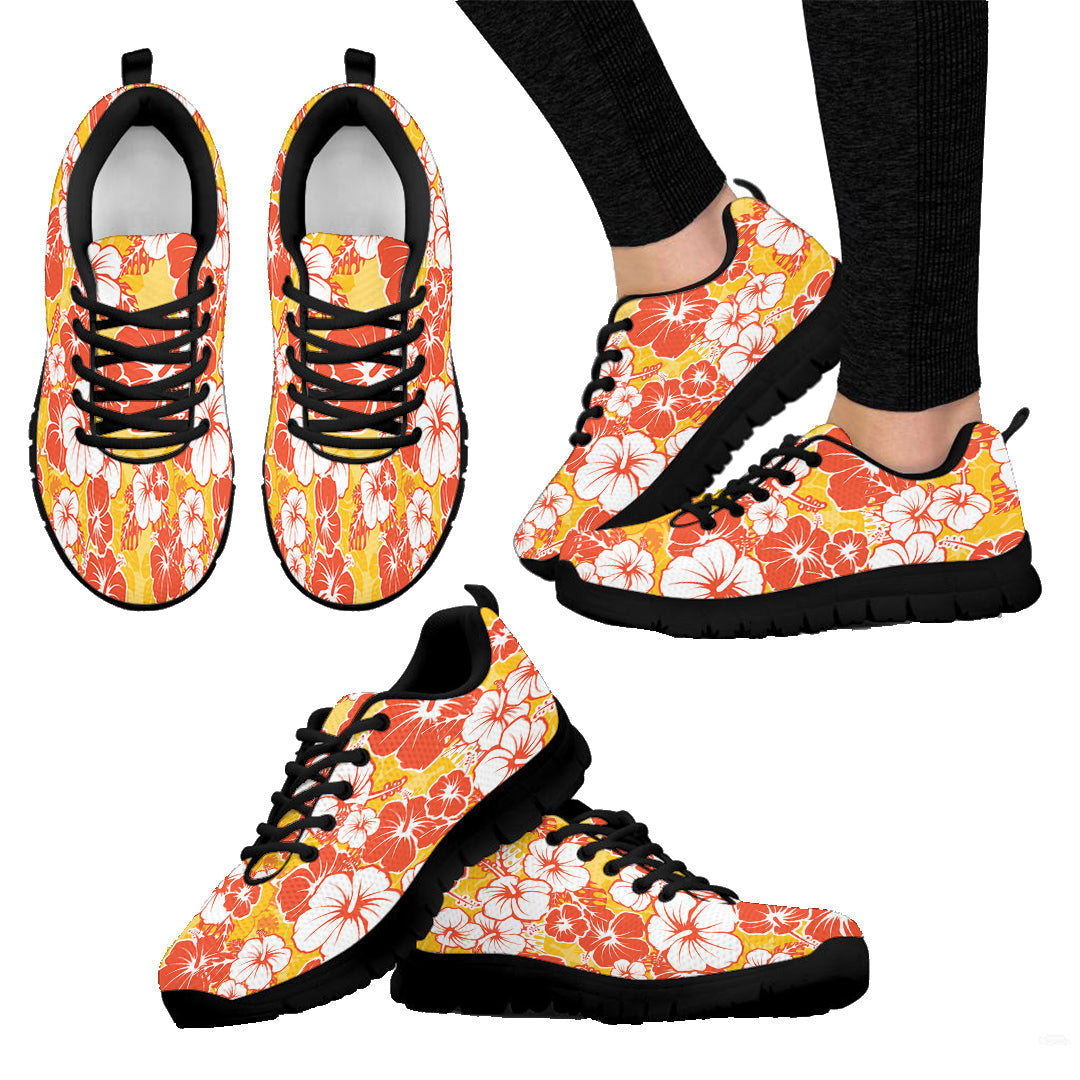 Sneaker Floral Seamless Hawaiian