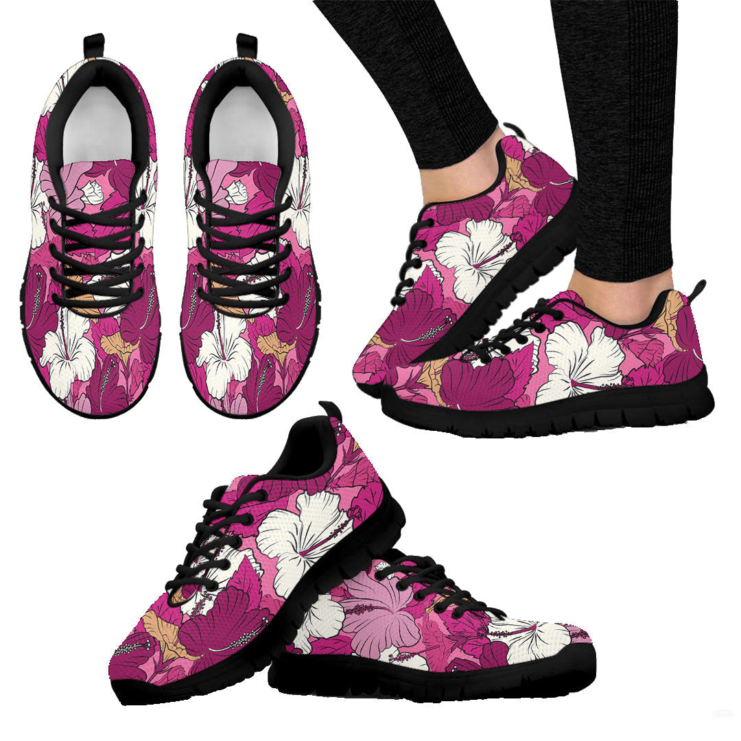 Sneaker Multicolored Floral Seamless Pattern
