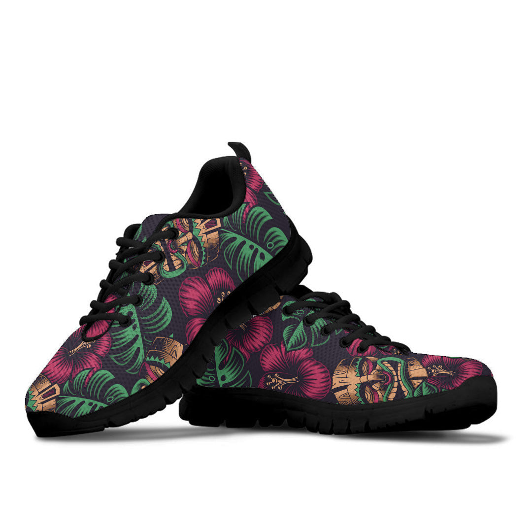 Sneaker Hawaiian Tiki Mask Pattern