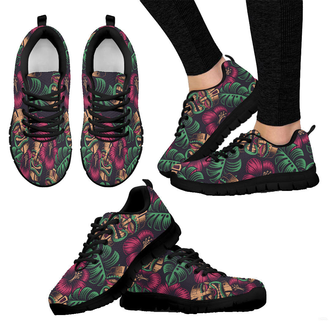 Sneaker Hawaiian Tiki Mask Pattern
