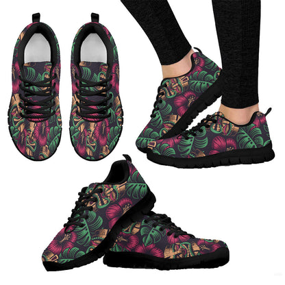 Sneaker Hawaiian Tiki Mask Pattern