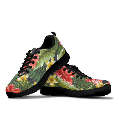 Sneaker Colorful Hawaiian Flowers