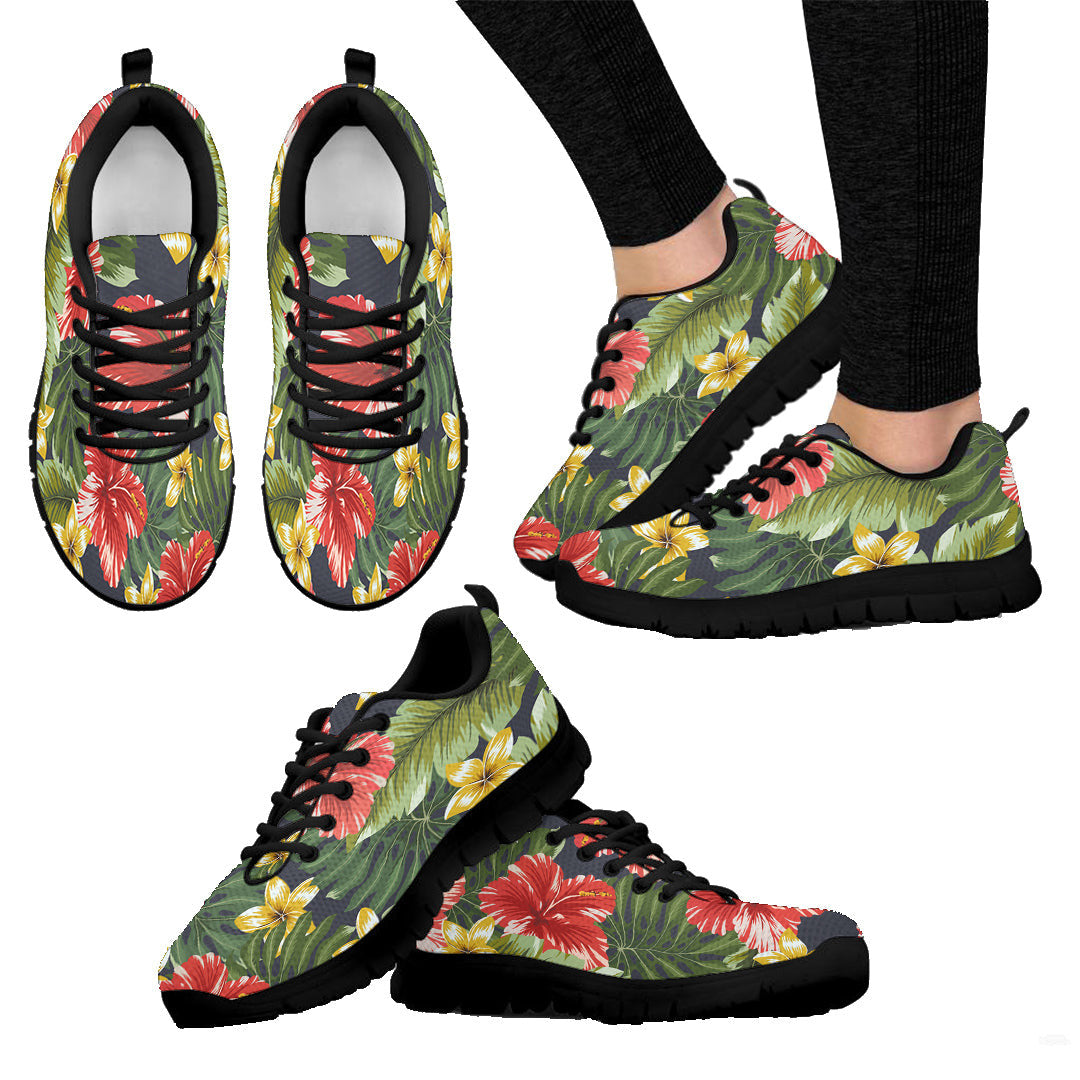 Sneaker Colorful Hawaiian Flowers