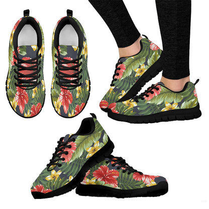 Sneaker Colorful Hawaiian Flowers