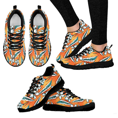 Sneaker Tropical Exotic Hibiscus Flowers