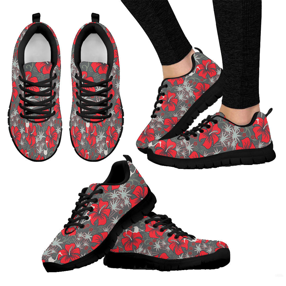 Sneaker Tropical Seamless Retro Pattern